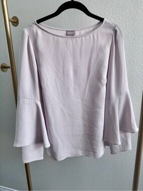 Chico's Women’s Light Cream Bell Sleeve Top